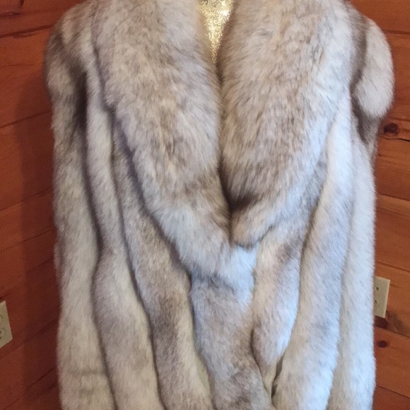 Jackets & Blazers - Fox fur coat jacket